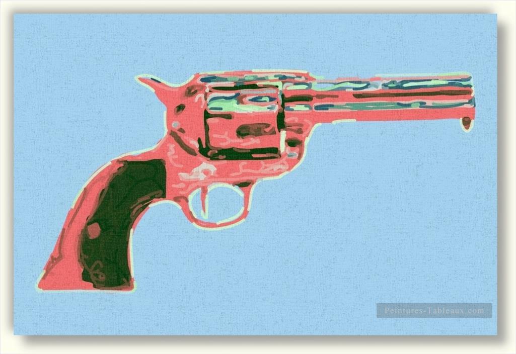 Pistola 4 Andy Warhol Pintura al óleo